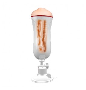 MizzZee - Hand-Free Manually Double Hole Masturbator Cup (Anal & Vaginal)